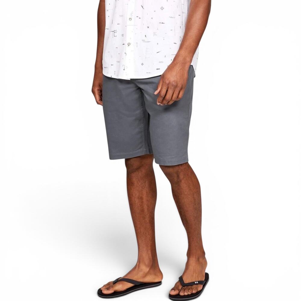 Under Armour UA‎ Payload Shorts Men’s Gray 10" Athletic Training Gym Shorts - 36